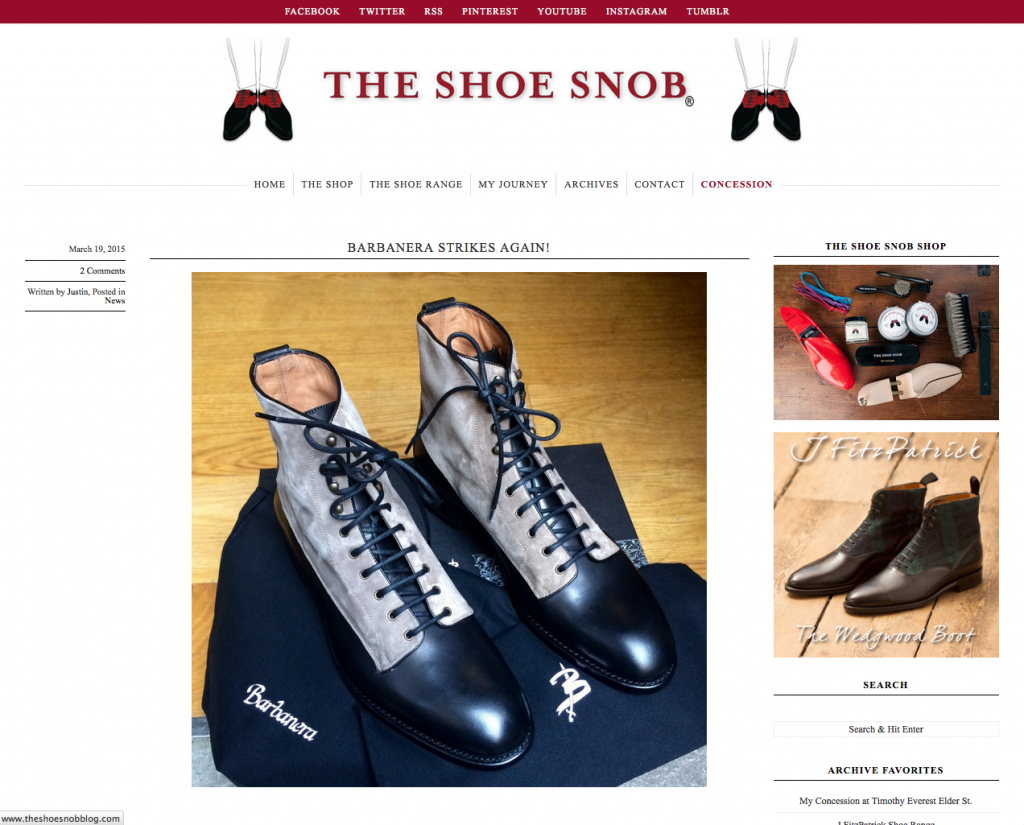 the shoe snob