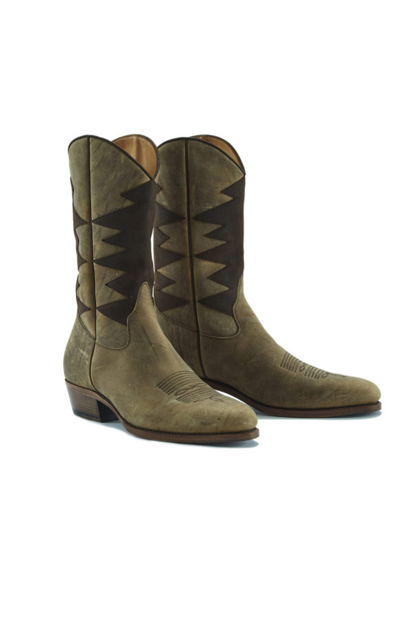 Cormac Brown Waxy Kudu Leather Boots - Barbanera