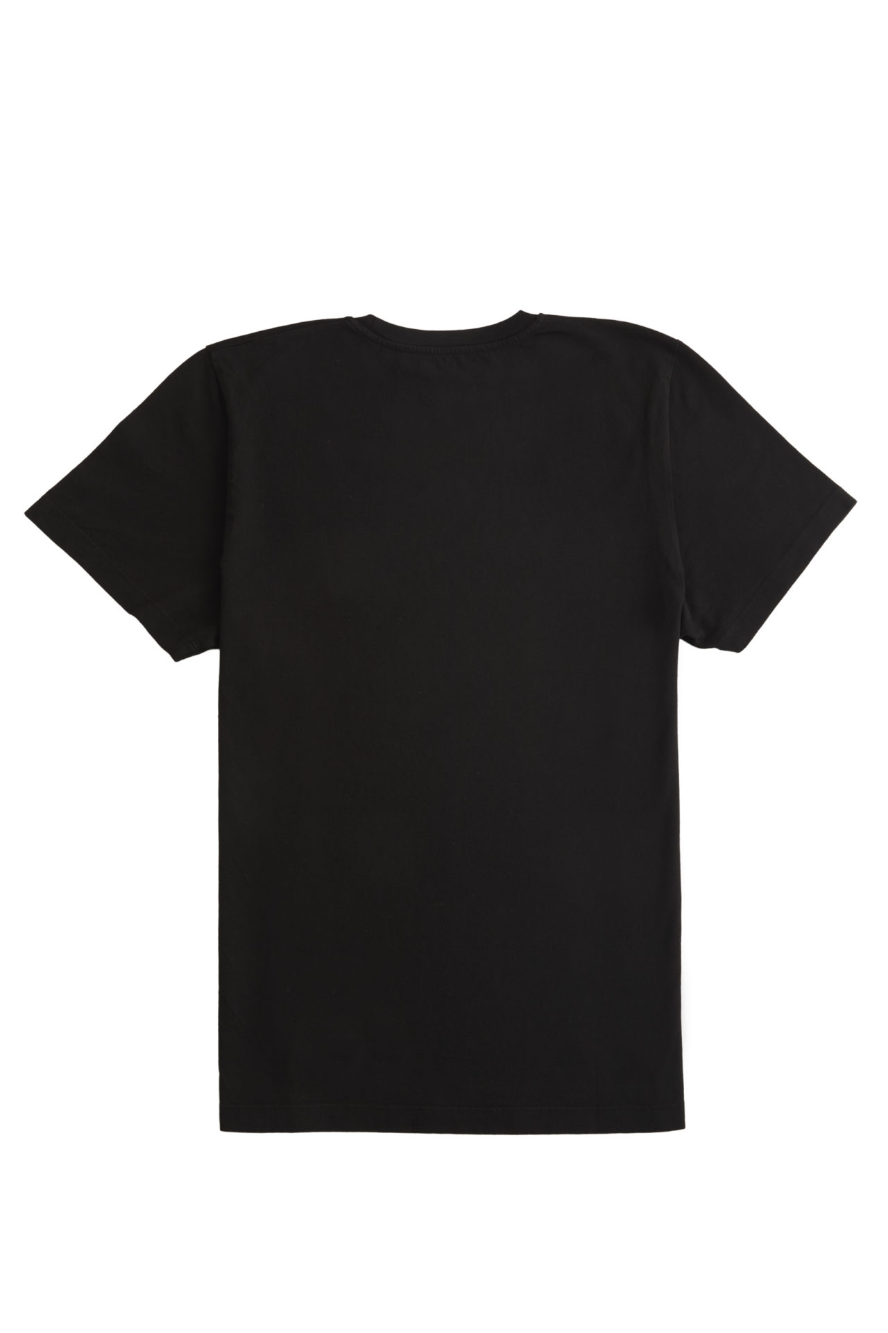 Tempus Fugit Black Raw Cotton T-Shirt - Barbanera