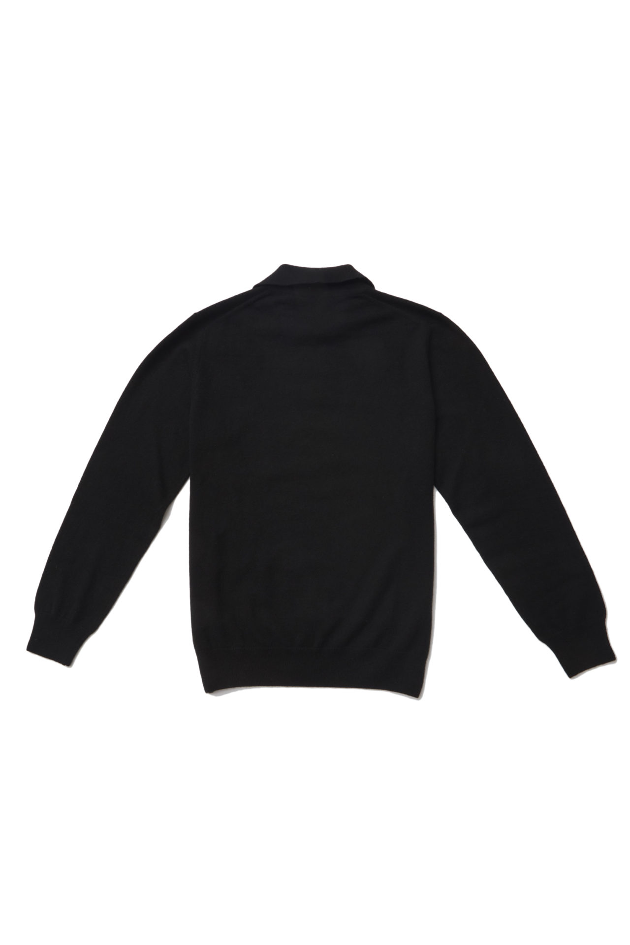 P.P.P. Black Cashmere Polo Shirt - Barbanera
