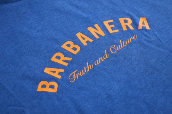 Truth And Culture Blue Cotton T Shirt Barbanera