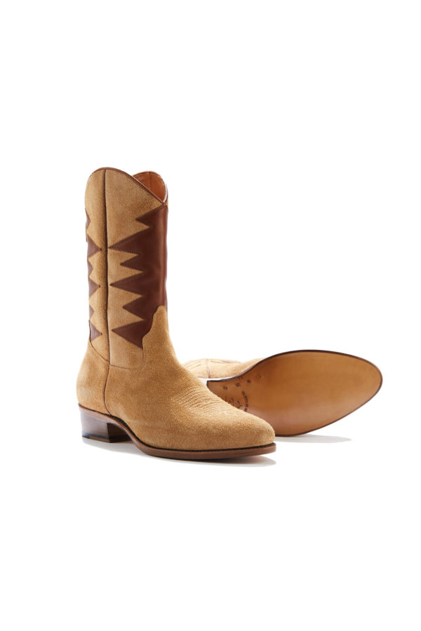 Cormac Desert Light Brown Roughout Suede Boots - Barbanera