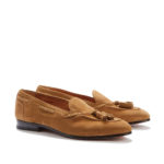 Lawrence Light Brown Suede Tassel Loafers