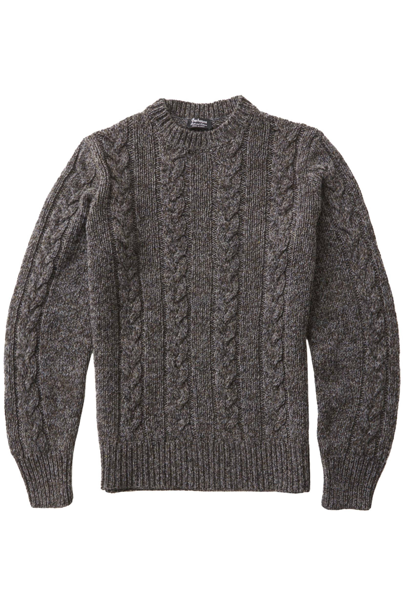 Dark Charcoal Bellevue Brushed Wool Knit