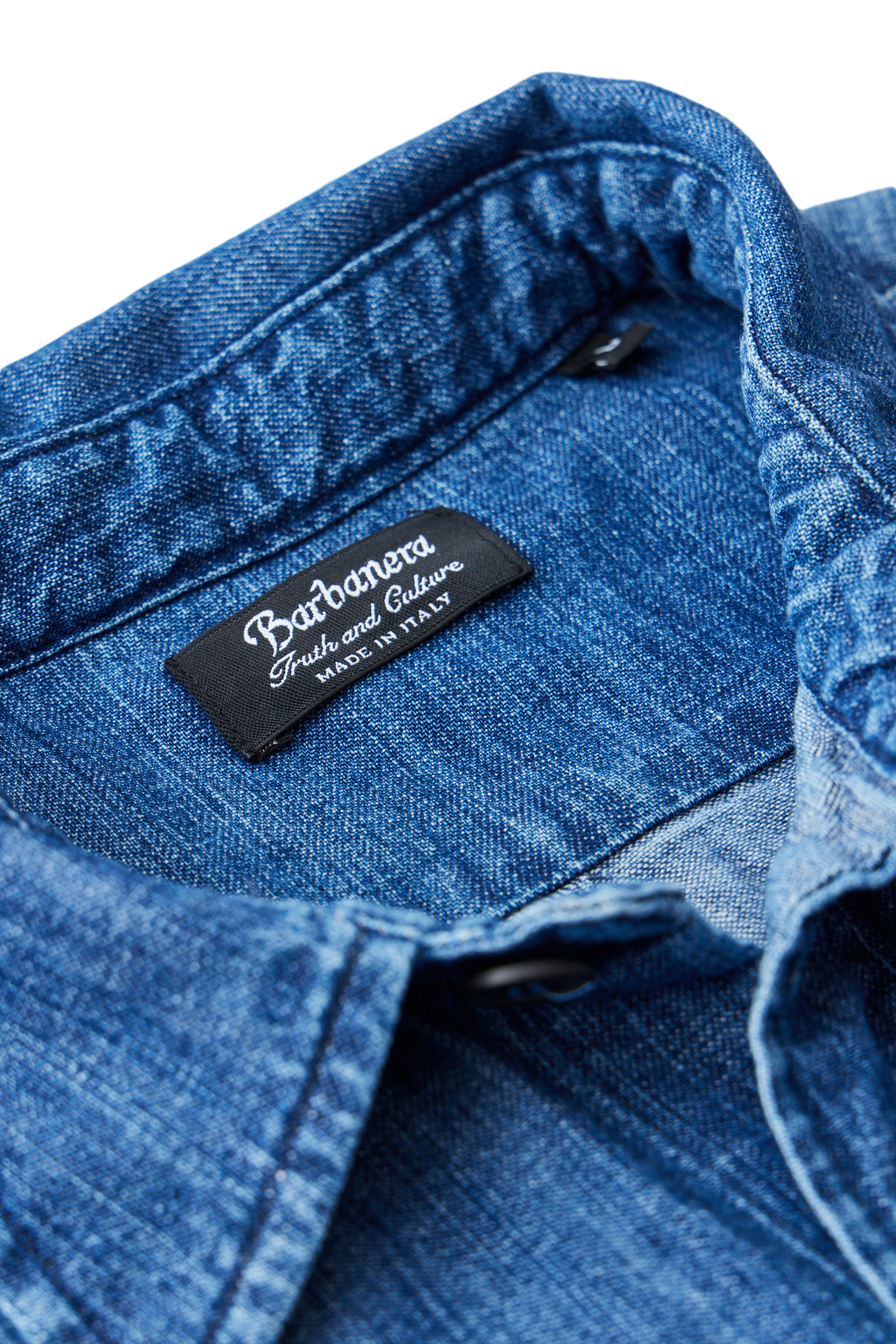 Single Pocket Shirt 4 oz. Denim - DK Wash SF20 – Civilianaire