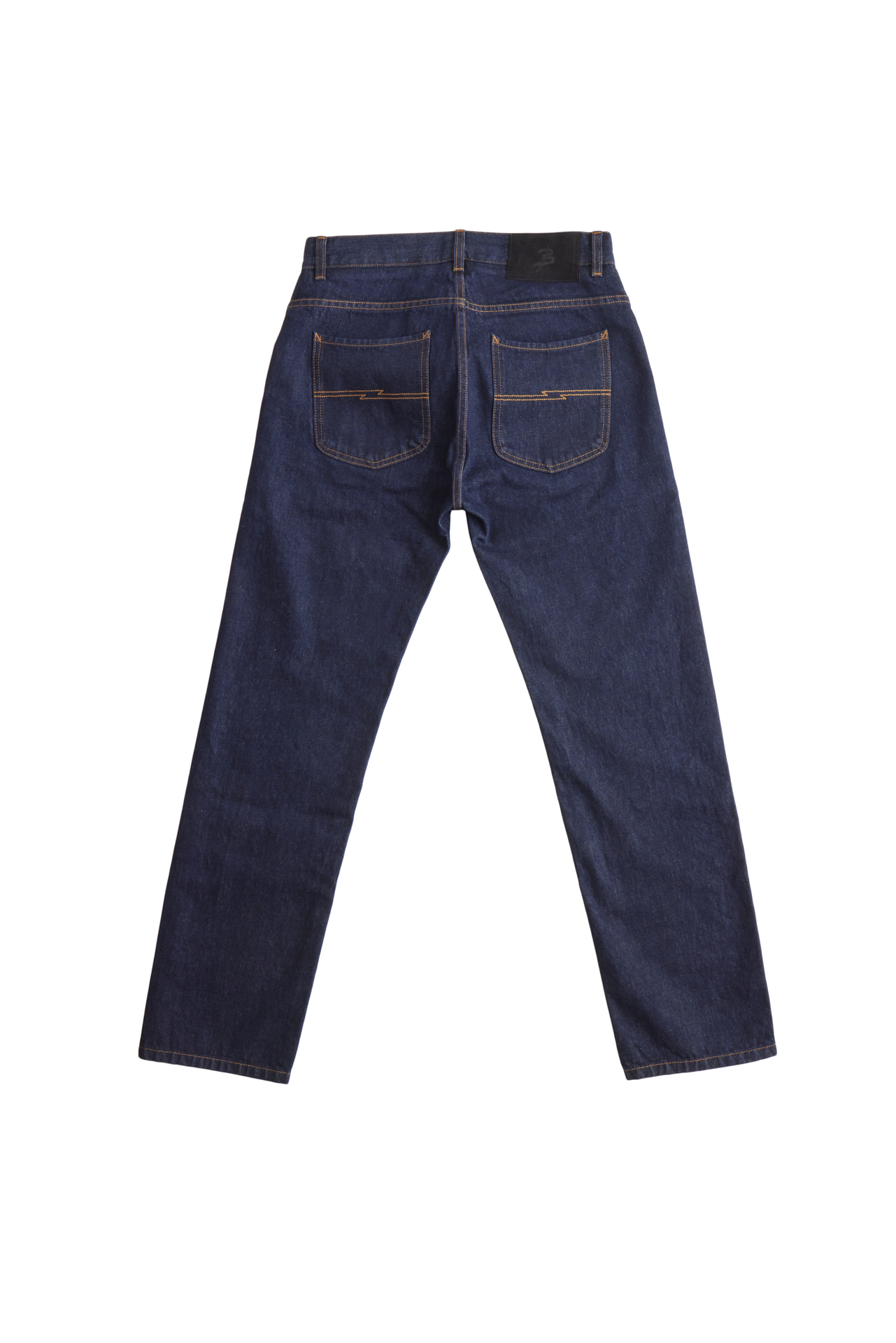 Gaucho Blue Dark Rinsed Wash Regular Fit Japanese Selvedge Denim Jeans ...