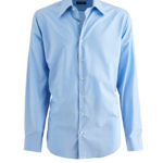 Battiato Light Blue Italian Silk/Cotton Shirt