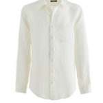 Faulkner White Italian Silk Blend Shirt